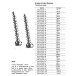 Cortex Screws Stainless Steel