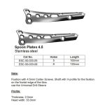 Spoon Plates 4.5 Stainless Steel