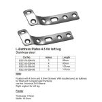 L-Buttress Plates 4.5 for left leg Stainless Steel