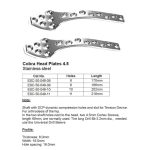 Cobra Head Plates 4.5 Stainless Steel