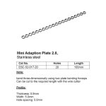 MIni Adaption Plate 2.0, Stainless Steel