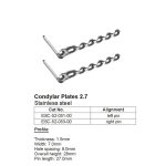 Condylar Plates 2.7 Stainless Steel