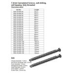7.3mm Cannulated Screws, self-drilling self-tapping, fully thread Stainless Steel