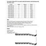 Condylar Plates 95� for small statured Adults and Adolescents, Stainless Steel
