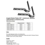 Angled Blade Plates 90� F. Intertrochanteric femoral osteotomies in Adolescents, Stainless Steel