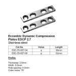 Eccentric Dynamic Compression Plates EDCP 2.7 Stainless Steel