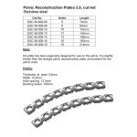 Pelvic Reconstrunction Plates 3.5, Curved Stainless Steel
