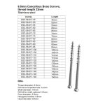 6.5mm Cancellous Bone Scews, threaded Length 32mm Stainless Steel