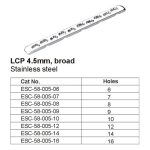 LCP 4.5mm, broad Stainless Steel